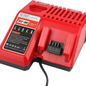 Replacement Charger for MK12 & for MK18 Multi-Volatge Rapid Charger for 48-59-1812 MK 12 Volt and 18 Volt XC Lithium-Ion Battery 48-11-2420 48-11-1815 48-11-1840 48-11-1841 48-11-1850