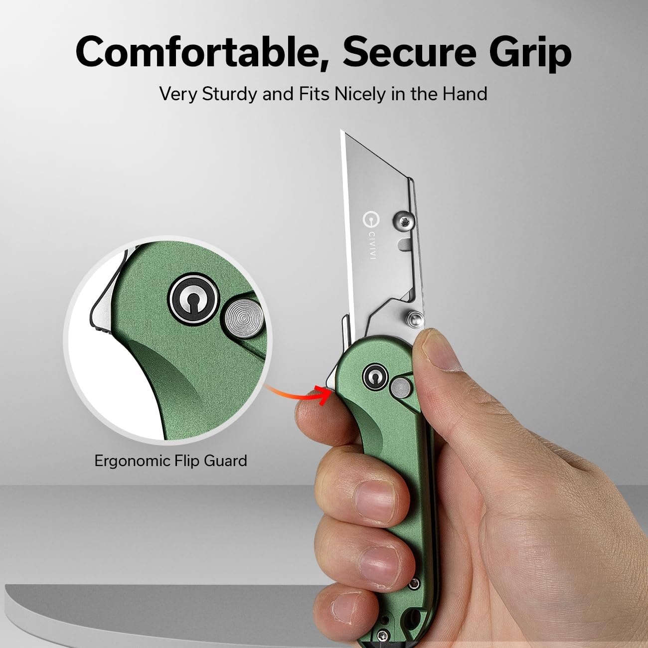 CIVIVI Elementum Pocket Knife: Versatile EDC Utility Blade with 3 Spare Razors 4 CIVIVI Elementum Pocket Knife: Versatile EDC Utility Blade with 3 Spare Razors - Image 4