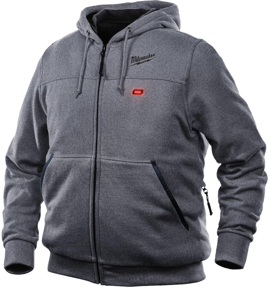Milwaukee M12 Gray Heated Hoodie Kit - Dual Heat Zones, L w/Battery 3 Milwaukee M12 Gray Heated Hoodie Kit - Dual Heat Zones, L w/Battery - Image 3