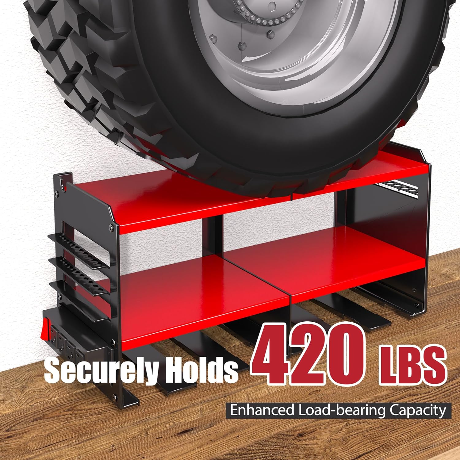 Power Tool Wall Rack w/ Charging Station Drill Storage Organizer Garage 7 Power Tool Wall Rack w/ Charging Station Drill Storage Organizer Garage - Image 7