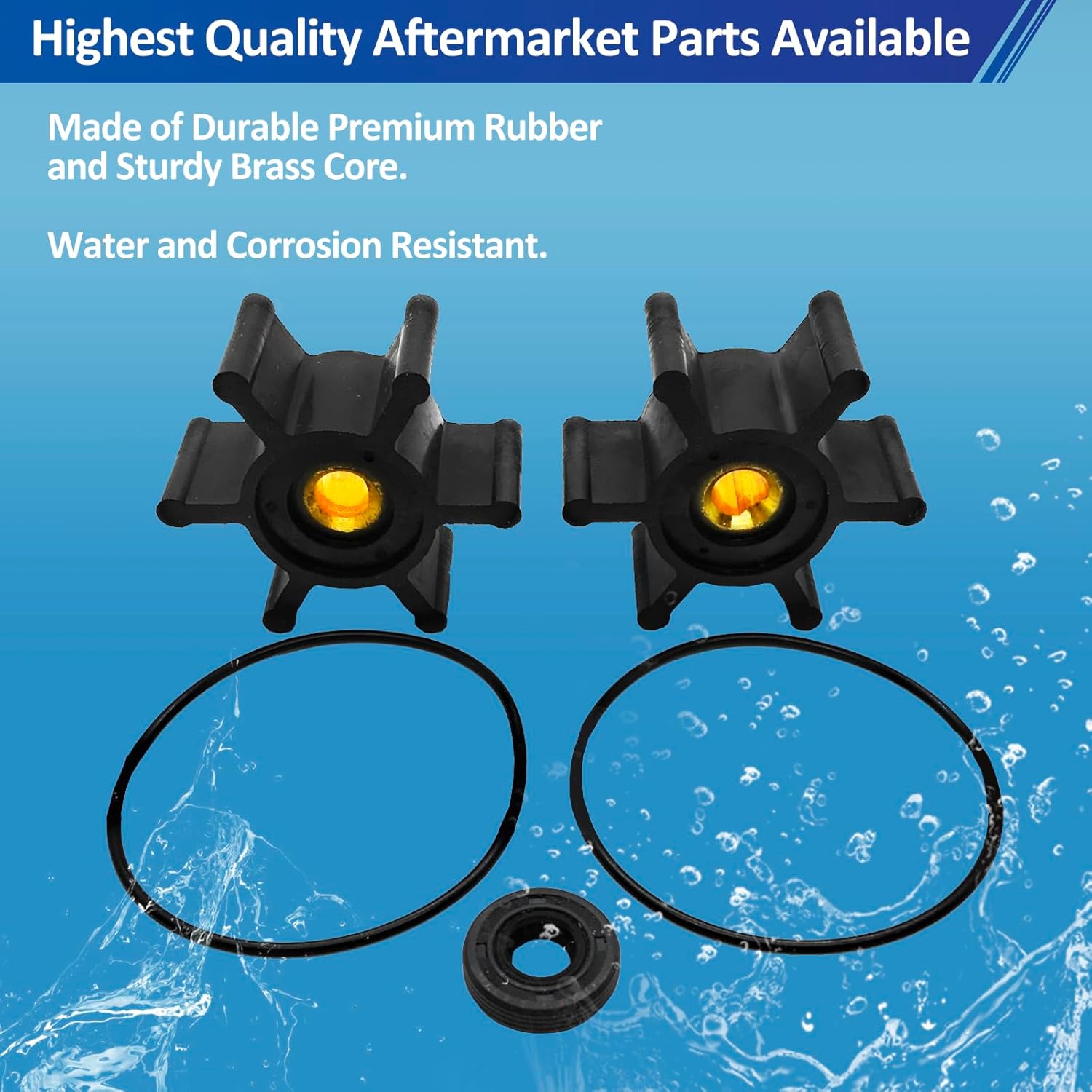 Milwaukee M18 Transfer Pump Impeller Kit: 2-Pack O-Ring Oil Seal Replacement 3 Milwaukee M18 Transfer Pump Impeller Kit: 2-Pack O-Ring Oil Seal Replacement - Image 3