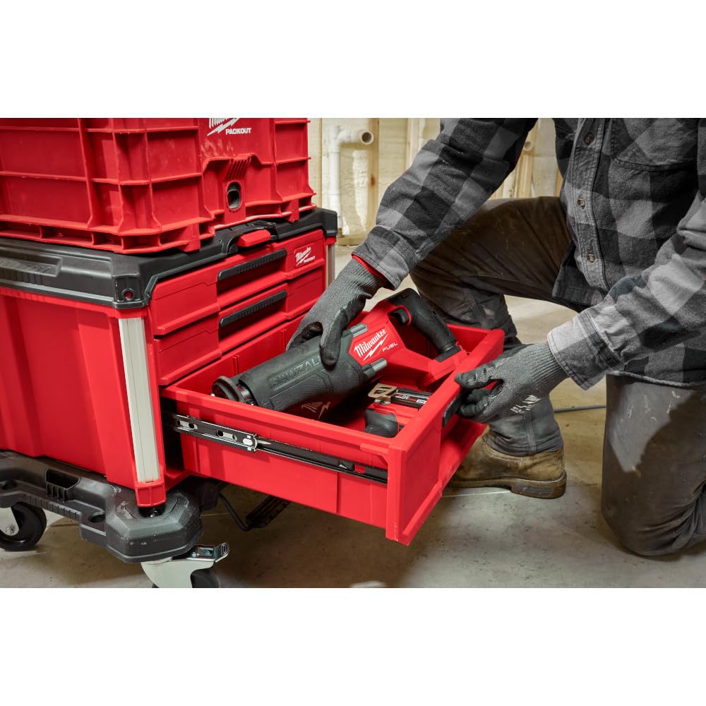 Milwaukee PACKOUT 3-Drawer Deep Tool Organizer Storage Box 48-22-8447 7 Milwaukee PACKOUT 3-Drawer Deep Tool Organizer Storage Box 48-22-8447 - Image 7