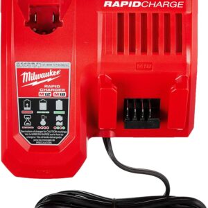 Milwaukee M18/M12 Fast Charging Battery Charger for Power Tools | 2X Faster Charge