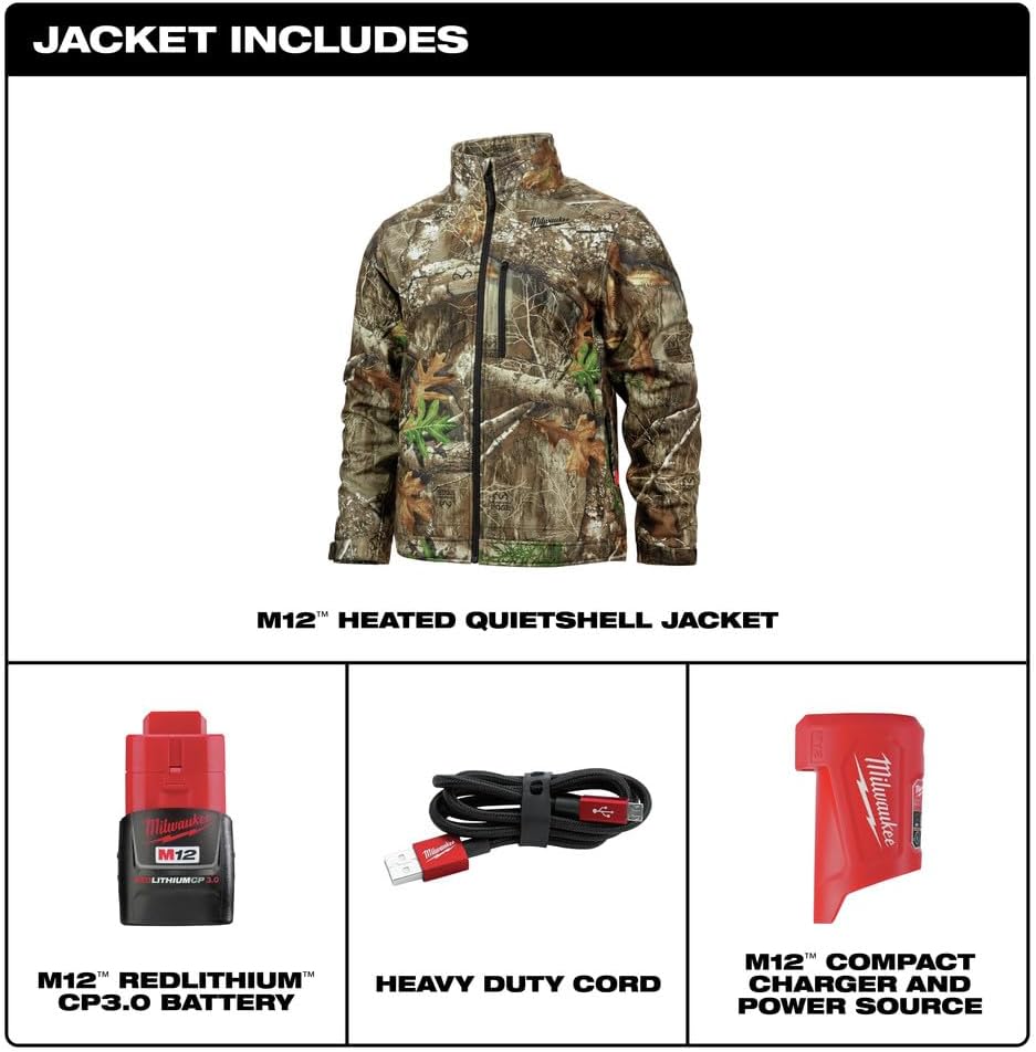 Milwaukee M12 Heated Jacket Kit - Compact Camo Warmth for Outdoor Professionals 2 Milwaukee M12 Heated Jacket Kit - Compact Camo Warmth for Outdoor Professionals - Image 2