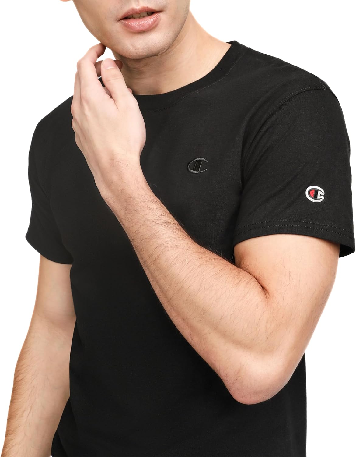 Champion Men's Soft Cotton Tee | Everyday Comfort, Regular & Big Sizes 3 Champion Men's Soft Cotton Tee | Everyday Comfort, Regular & Big Sizes - Image 3