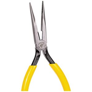 Klein Tools 7-Inch Professional Long Nose Cutting Pliers, Heavy-Duty Side Cutters
