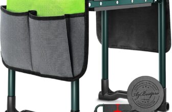 Our Review: Sturdy Garden Kneeler & Seat with Large Tool Bags