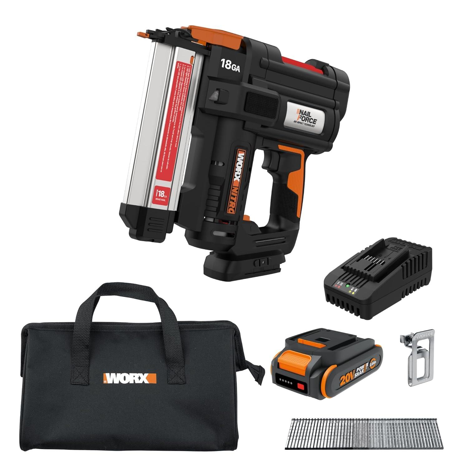 Why We Love the Worx Nitro 20V Cordless Brad Nailer Review
