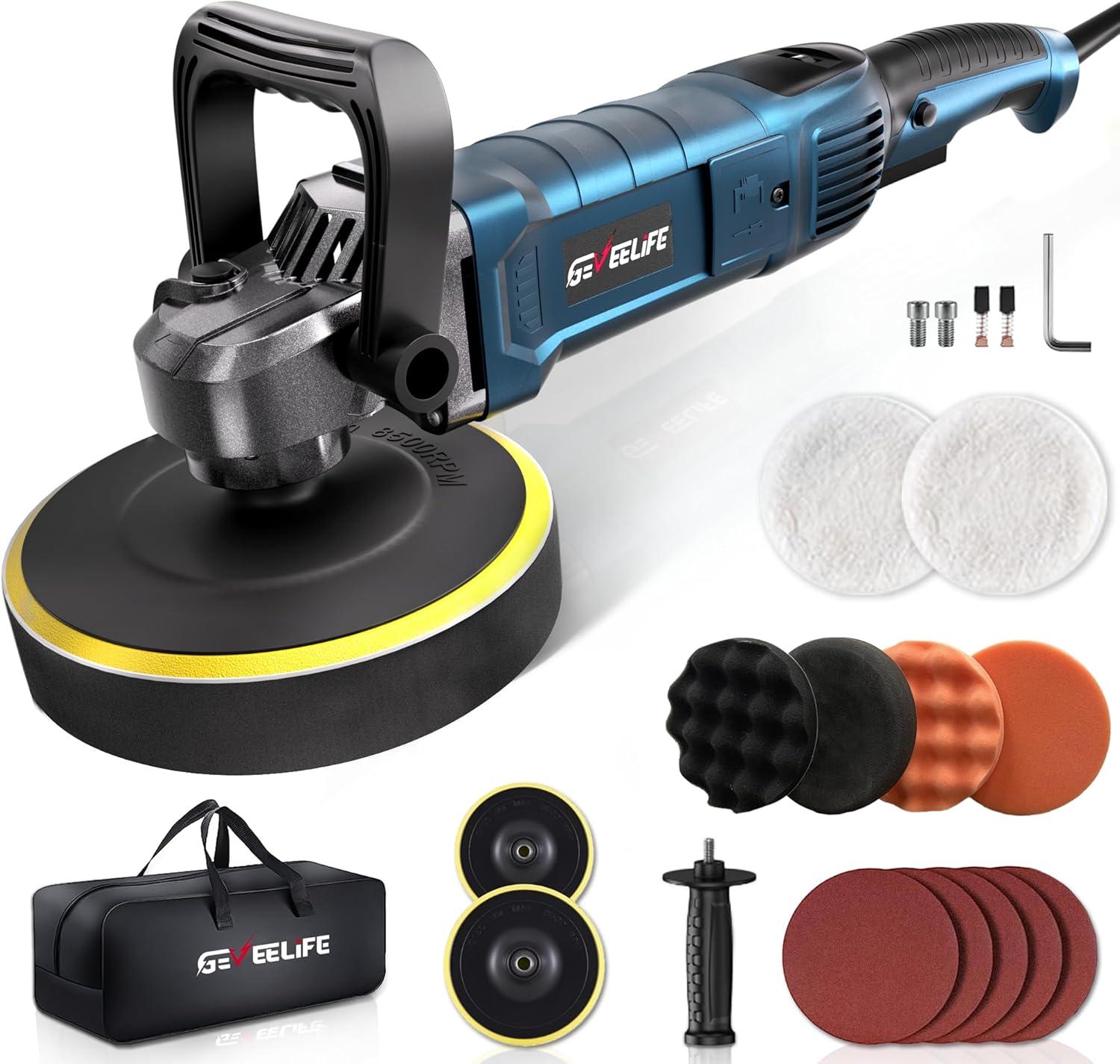 Our Review: GEVEELIFE 1600W Buffer Polisher – Power and Precision