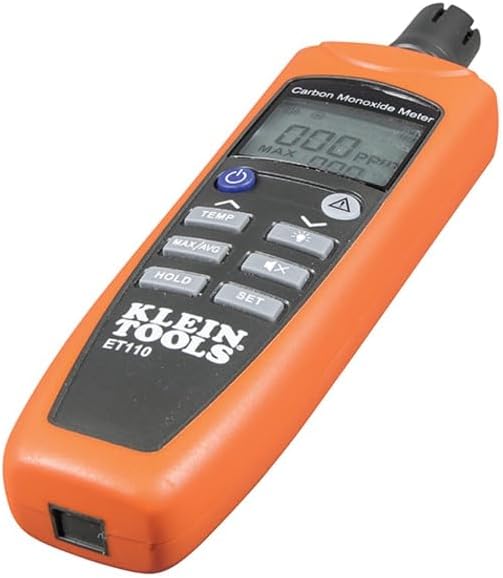 Klein Tools ET110 Pro CO Detector: Alarm, Batteries & Case Included 4 Klein Tools ET110 Pro CO Detector: Alarm, Batteries & Case Included - Image 4