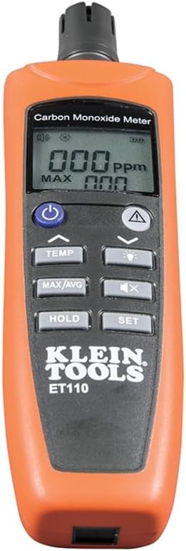 Klein Tools ET110 Pro CO Detector: Alarm, Batteries & Case Included 8 Klein Tools ET110 Pro CO Detector: Alarm, Batteries & Case Included - Image 8