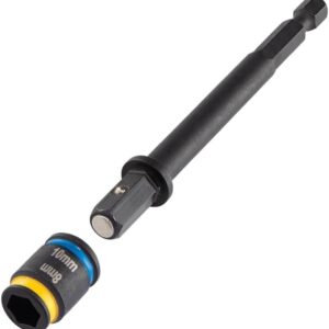 Malco C-RHEX Magnetic Flip Hex Driver 4pc Set | SAE & Metric Socket Kit