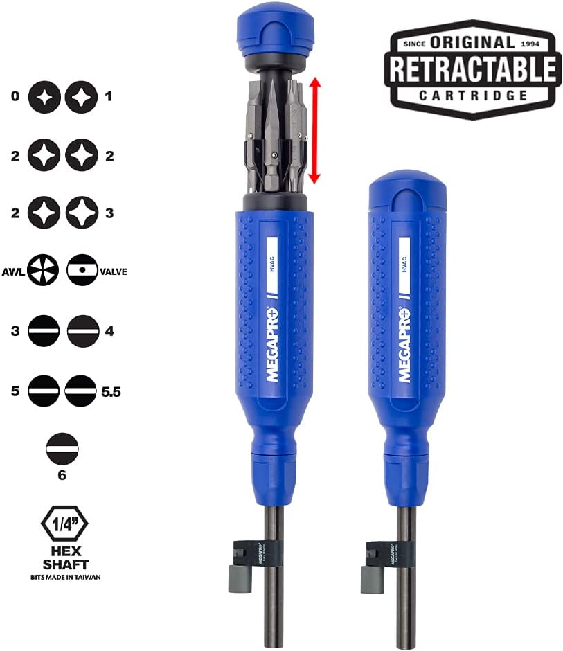 Professional HVAC 15-in-1 Multi Bit Screwdriver | Alloy Steel Hex Driver Tool 2 Professional HVAC 15-in-1 Multi Bit Screwdriver | Alloy Steel Hex Driver Tool - Image 2