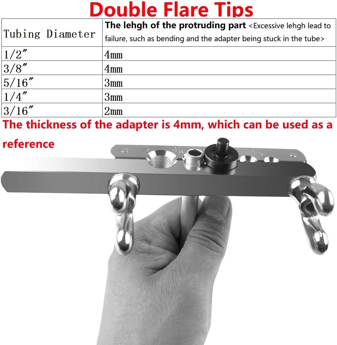 Pro Brake Line Flaring Tool Kit | 5 Sizes, Universal Tubing Flarer for Copper & Aluminum 3 Pro Brake Line Flaring Tool Kit | 5 Sizes, Universal Tubing Flarer for Copper & Aluminum - Image 3
