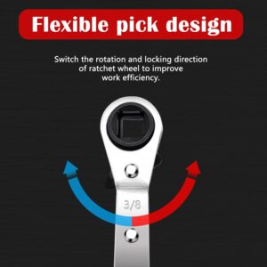 Pro HVAC Ratchet Wrench Set | 3/16″-3/8″ Refrigeration Tool Kit Q-027