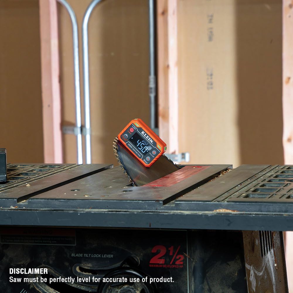 Klein Tools Digital Angle Finder - LED Alert & Precision Measurement 5 Klein Tools Digital Angle Finder - LED Alert & Precision Measurement - Image 5