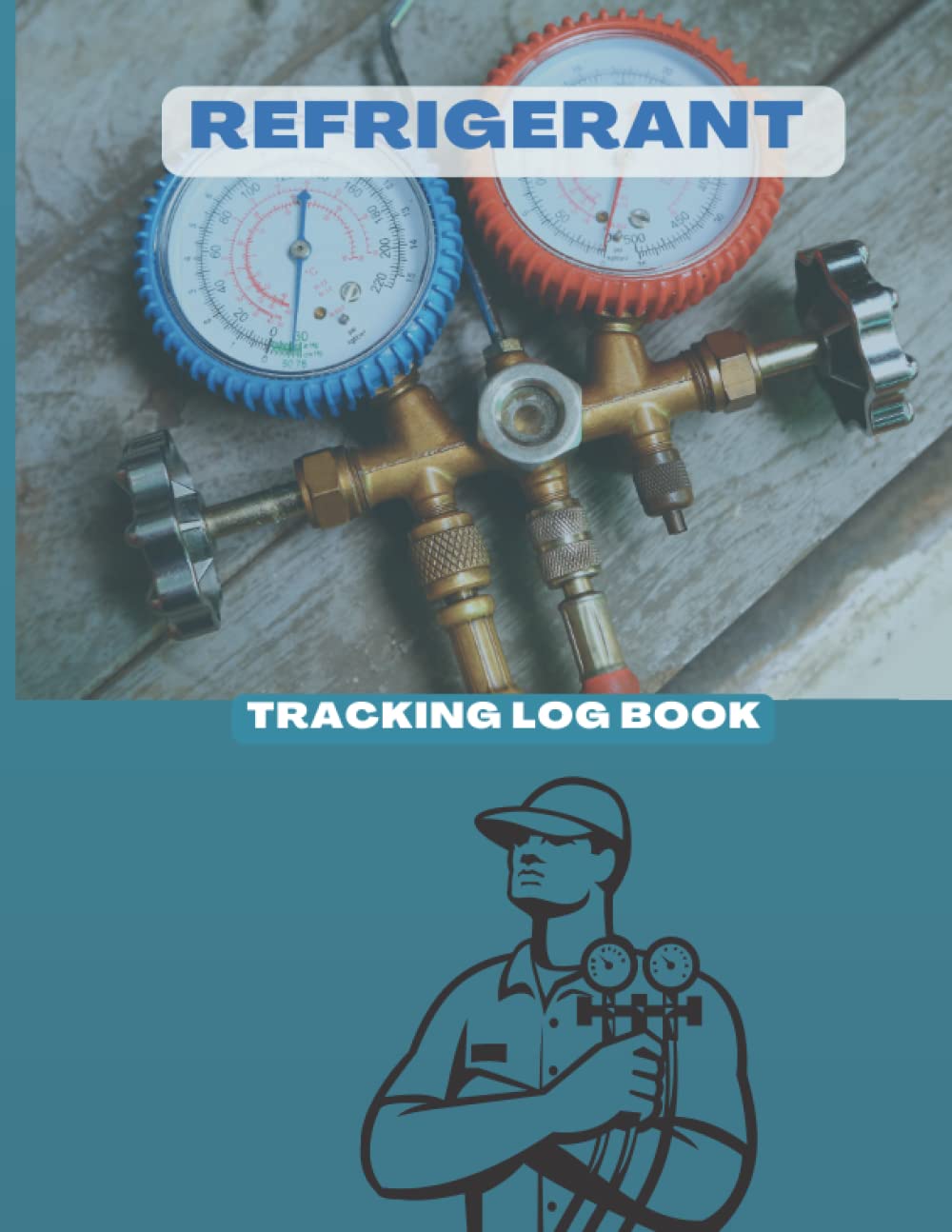 HVAC Refrigerant Tracking Log Book: 110-Page Professional Technician Journal 1 hvac tools deals