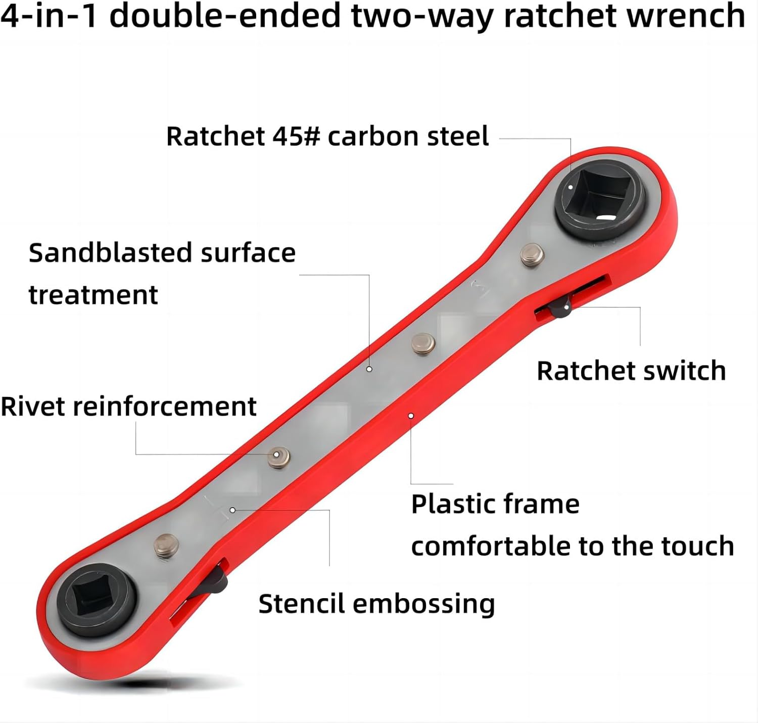 HVAC Refrigeration Tool Set: Valve Core Remover, Service Wrench, Hex Adapters 4 HVAC Refrigeration Tool Set: Valve Core Remover, Service Wrench, Hex Adapters - Image 4