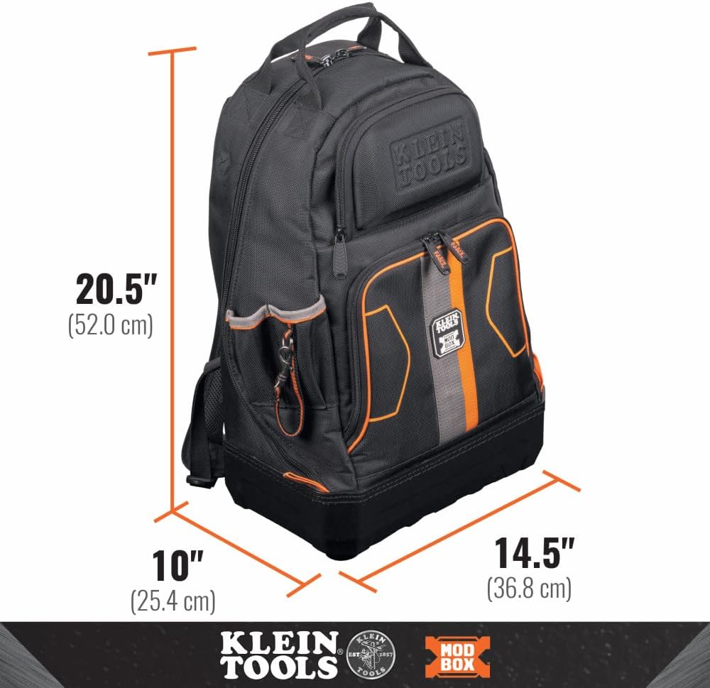 Klein Tools Pro Electrician Backpack: 32-Pocket MODbox Workstation 3 Klein Tools Pro Electrician Backpack: 32-Pocket MODbox Workstation - Image 3