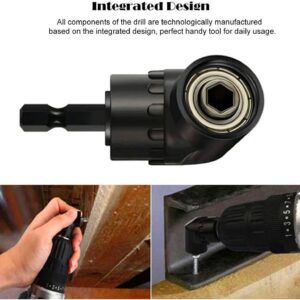 4-in-1 Right Angle Drill Adapter | 360° Rotate Impact Socket Set | Home & Pro Use