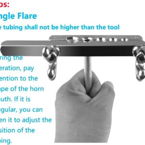 Pro Brake Line Flaring Tool Kit | 5 Sizes, Universal Tubing Flarer for Copper & Aluminum