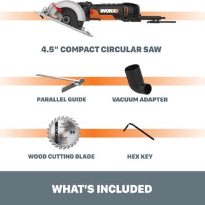 Effortless Cutting: Worx WX439L 4.5” Electric Circular Saw Review
