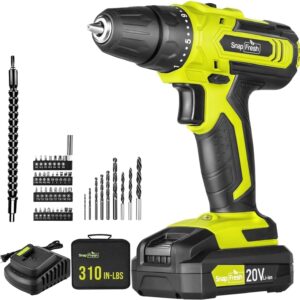 Unleashing Versatility: SnapFresh 20V Cordless Drill Review