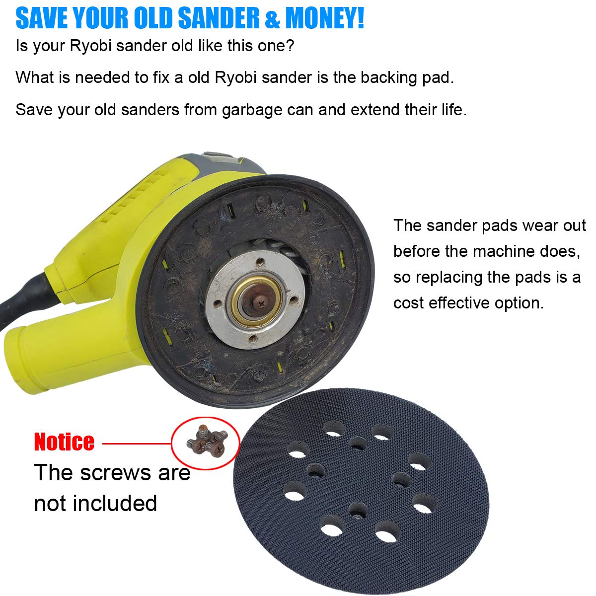 Revive Your Ryobi: A Review of the 5'' Replacement Sander Pad 5 Revive Your Ryobi: A Review of the 5'' Replacement Sander Pad - Image 5