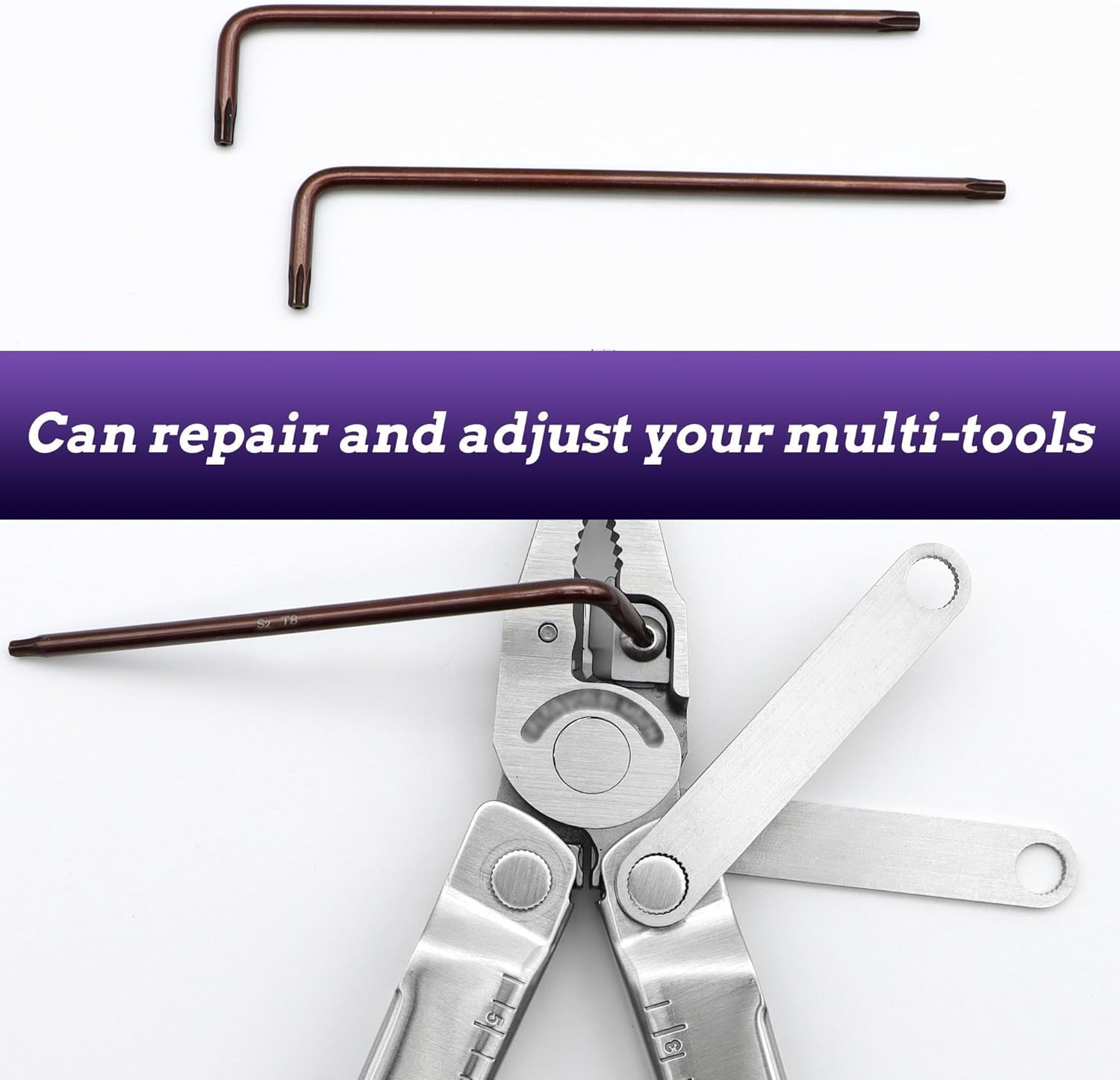 Leatherman Multi-Tool Wrench Set | Stainless Steel Precision Wrenches T10 T8 7 Leatherman Multi-Tool Wrench Set | Stainless Steel Precision Wrenches T10 T8 - Image 7