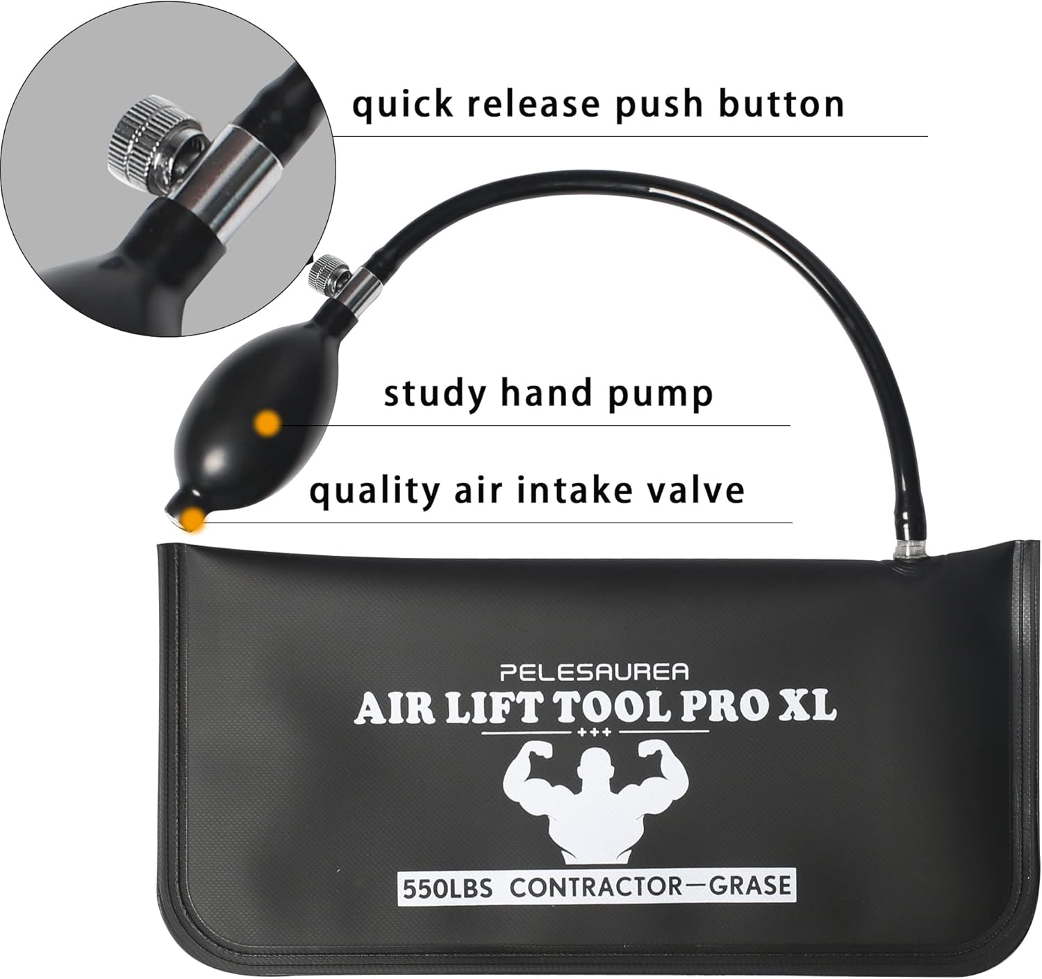 Air Wedge Bag Kit: Professional Leveling & Alignment Tool, Commercial Grade 2 Sizes 4 Air Wedge Bag Kit: Professional Leveling & Alignment Tool, Commercial Grade 2 Sizes - Image 4