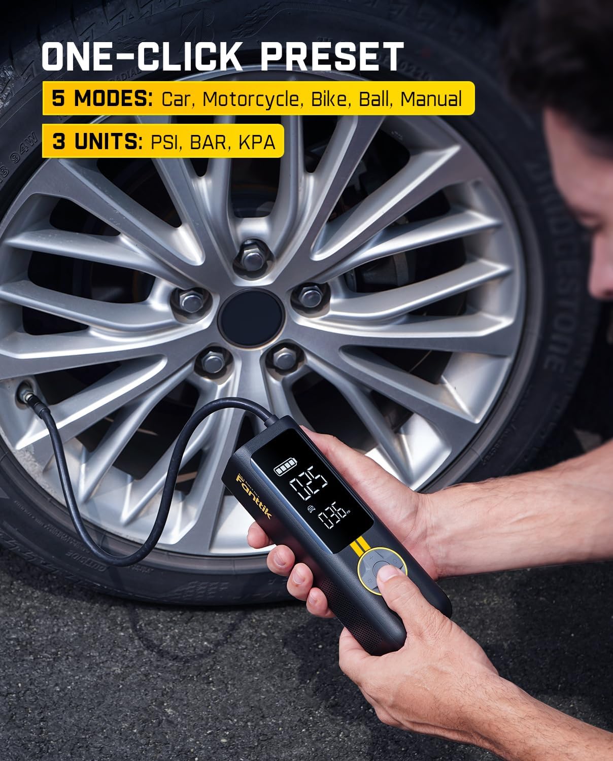 Fanttik X8 APEX Tire Inflator: Fast, Powerful, & Portable! 6 Fanttik X8 APEX Tire Inflator: Fast, Powerful, & Portable! - Image 6
