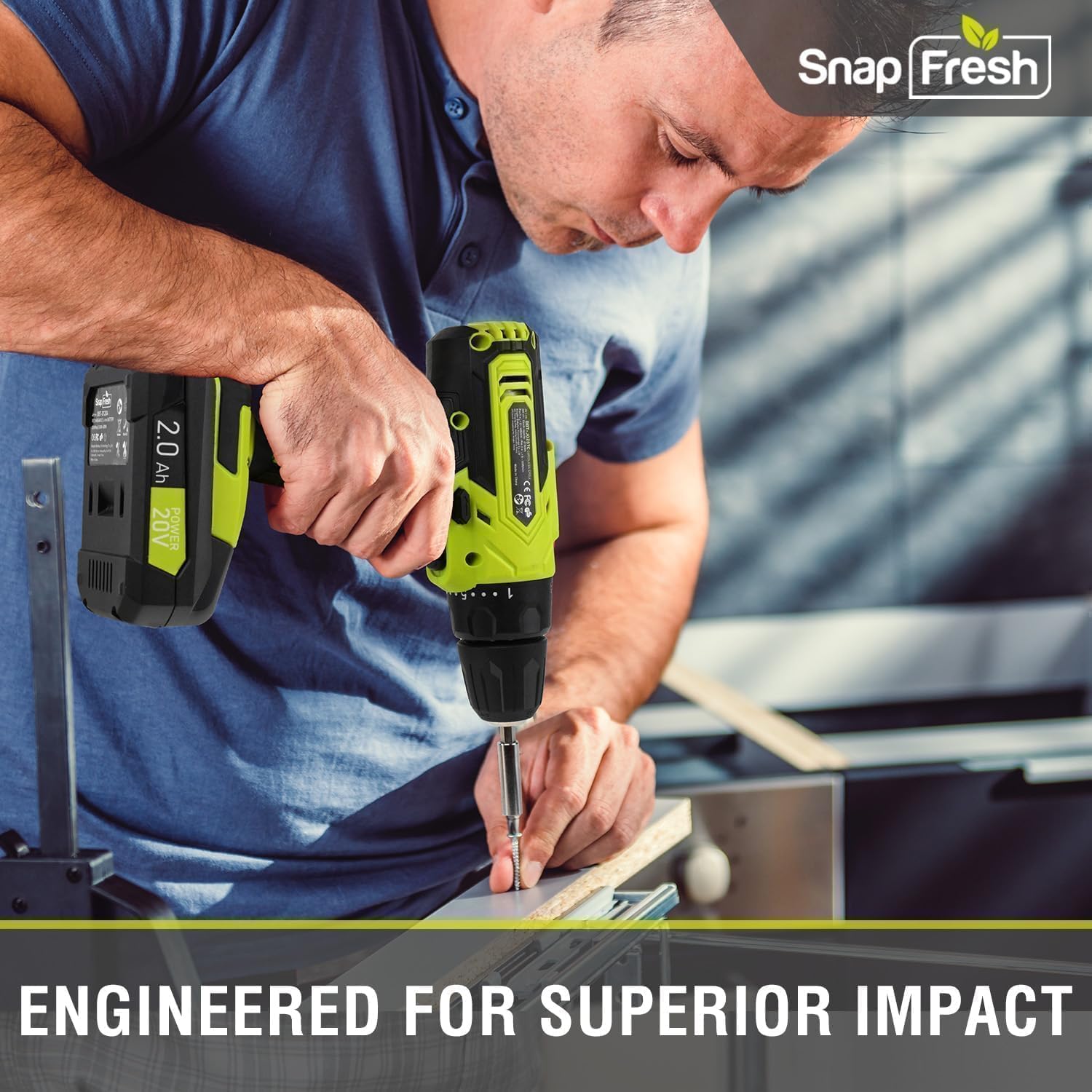 Unleashing Versatility: SnapFresh 20V Cordless Drill Review 5 Unleashing Versatility: SnapFresh 20V Cordless Drill Review - Image 5