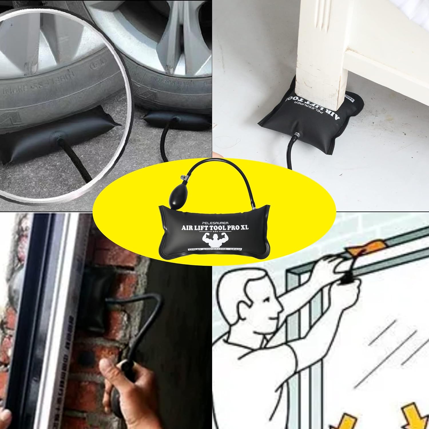 Air Wedge Bag Kit: Professional Leveling & Alignment Tool, Commercial Grade 2 Sizes 9 Air Wedge Bag Kit: Professional Leveling & Alignment Tool, Commercial Grade 2 Sizes - Image 9