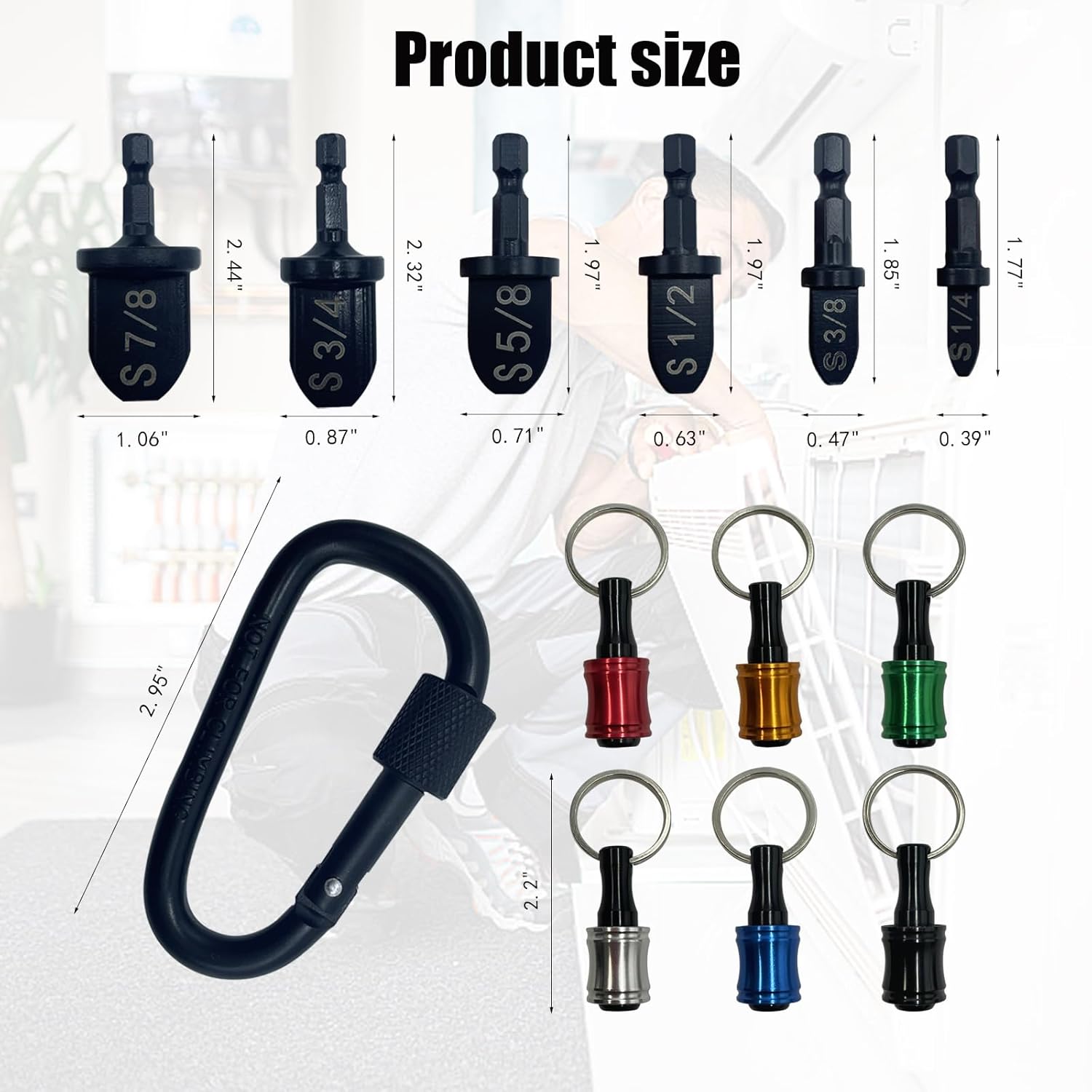 Professional HVAC Swaging Tool Set | Copper Tube Expander w/ 6 Drill Bits 3 Professional HVAC Swaging Tool Set | Copper Tube Expander w/ 6 Drill Bits - Image 3