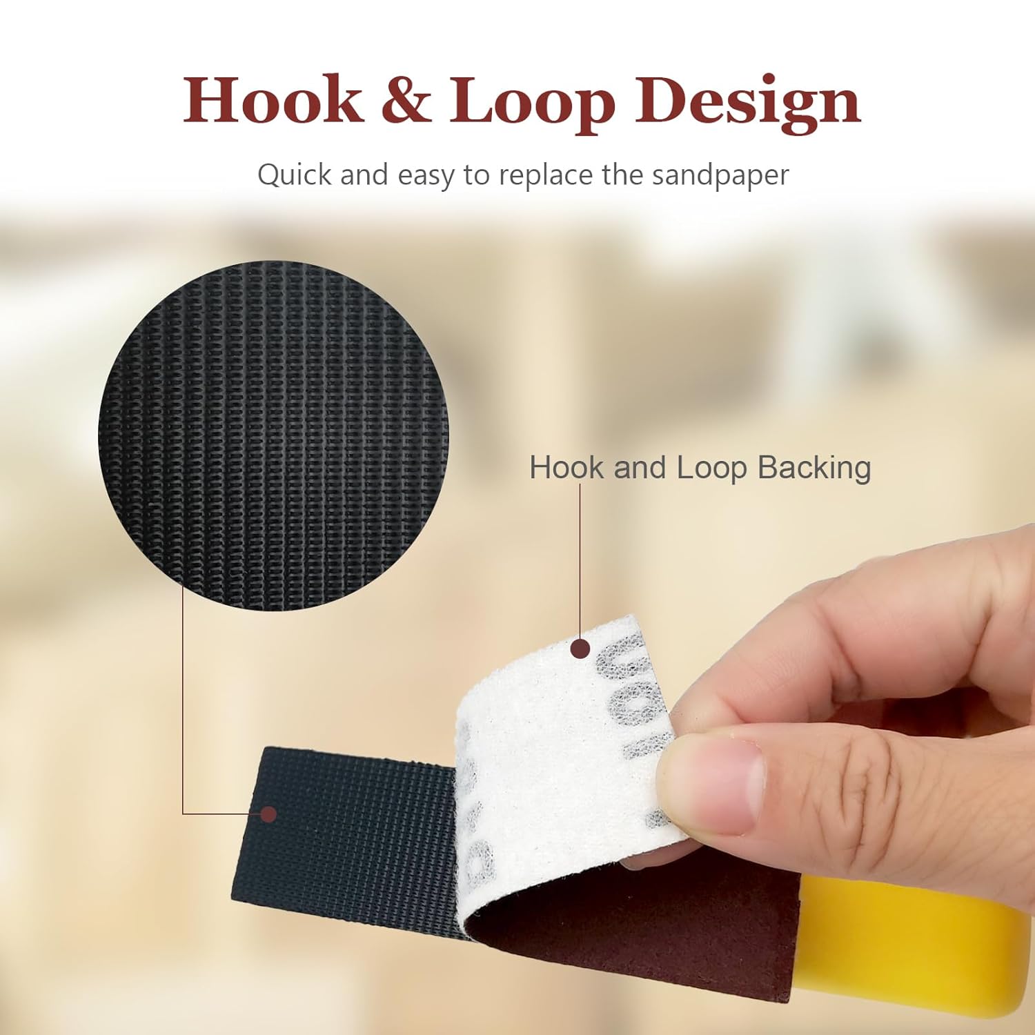 Precision Mini Sander Kit: Craft Detail Sander with Hook-Loop Sandpaper Roll 4 Precision Mini Sander Kit: Craft Detail Sander with Hook-Loop Sandpaper Roll - Image 4