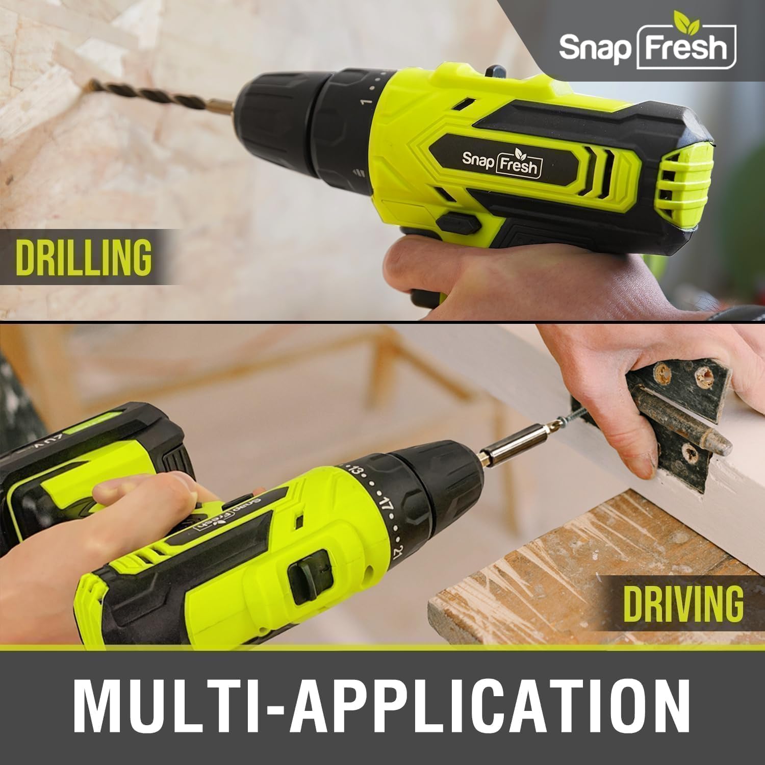 Unleashing Versatility: SnapFresh 20V Cordless Drill Review 4 Unleashing Versatility: SnapFresh 20V Cordless Drill Review - Image 4