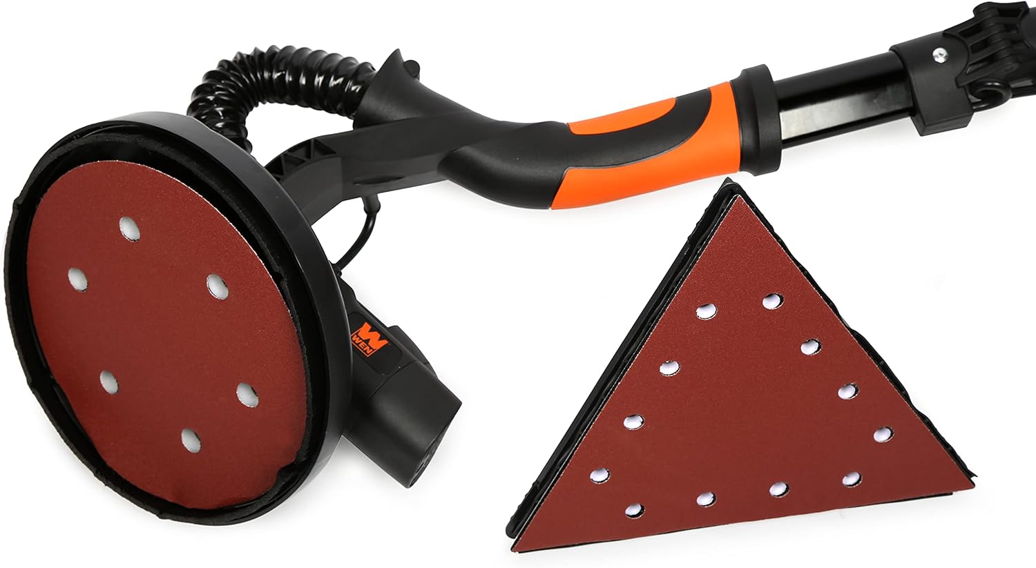 WEN DW5084 Drywall Sander 5-Amp Variable Speed Dual-Head 15ft Hose 5 WEN DW5084 Drywall Sander 5-Amp Variable Speed Dual-Head 15ft Hose - Image 5