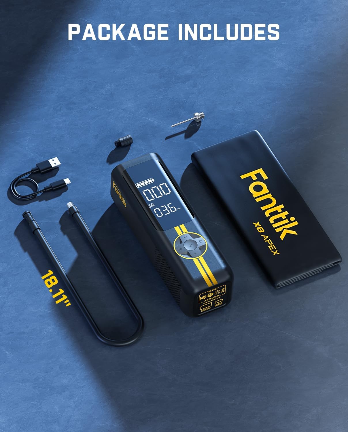 Fanttik X8 APEX Tire Inflator: Fast, Powerful, & Portable! 9 Fanttik X8 APEX Tire Inflator: Fast, Powerful, & Portable! - Image 9