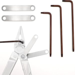 Wrench Set for Leatherman Multi-Tools - Includes 2 304 Stainless Steel Knurled Nut Wrenches, 2 S2 Steel T10 Wrenches, 1 S2 Steel T8 Wrench - Ideal Addition to Leatherman Multi-Tool Kit