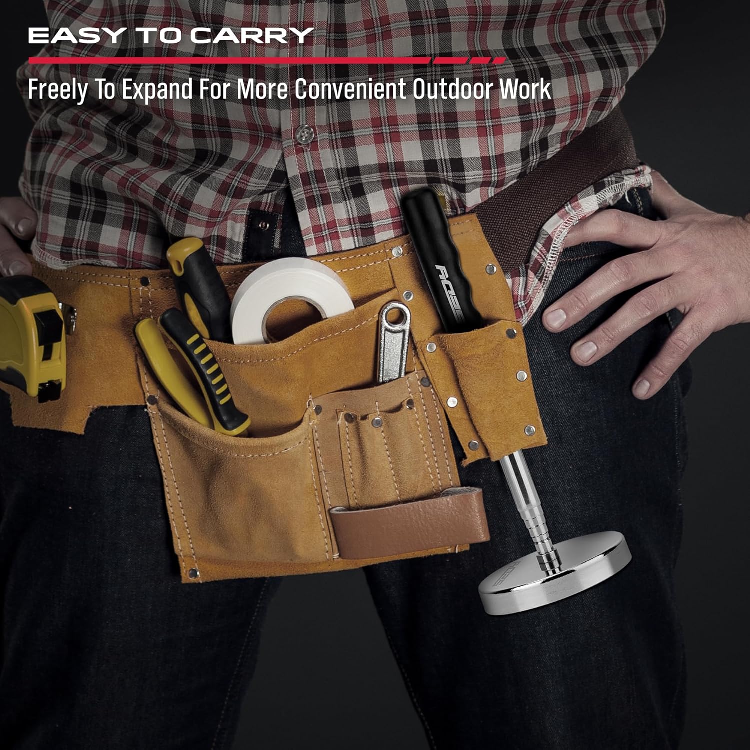 Telescopic Magnetic Pickup Tool: 35lb Strong Magnet Metal Finder Screw Nail Retriever 6 Telescopic Magnetic Pickup Tool: 35lb Strong Magnet Metal Finder Screw Nail Retriever - Image 6