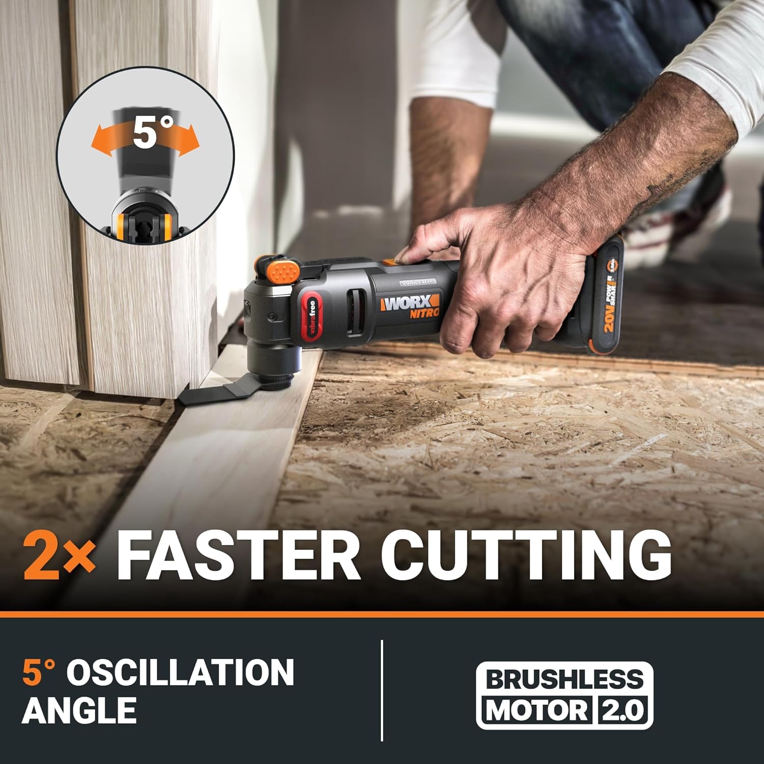Effortless DIY: Review of the Worx Nitro 20V Oscillating Multi Tool 3 Effortless DIY: Review of the Worx Nitro 20V Oscillating Multi Tool - Image 3
