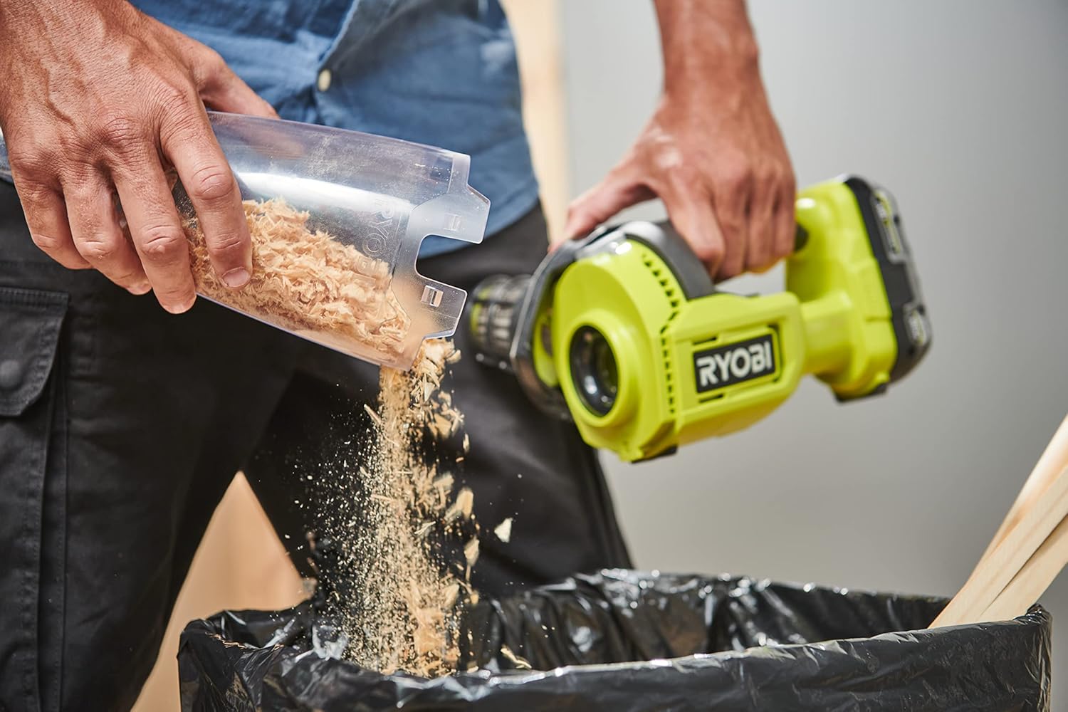Ryobi 18V Handheld Vacuum: Power Meets Portability in Cleaning 4 Ryobi 18V Handheld Vacuum: Power Meets Portability in Cleaning - Image 4