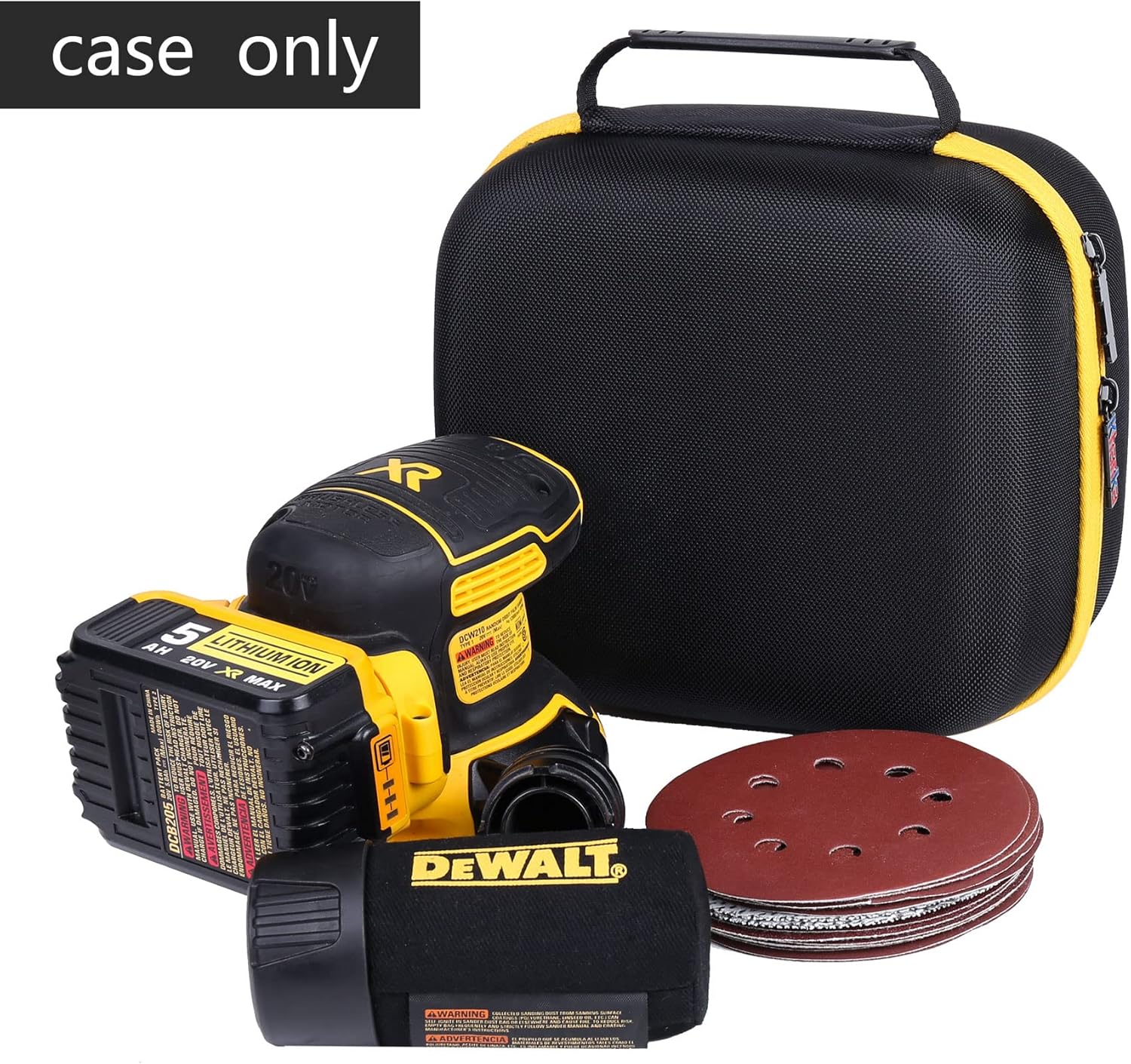 Khanka Durable Case for DEWALT 20V MAX Orbital Sander DCW210B - Protective 2 Khanka Durable Case for DEWALT 20V MAX Orbital Sander DCW210B - Protective - Image 2