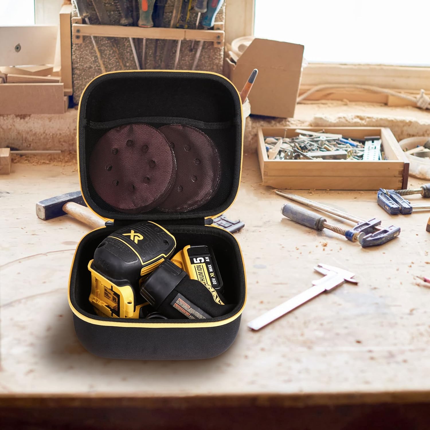 Khanka Durable Case for DEWALT 20V MAX Orbital Sander DCW210B - Protective 8 Khanka Durable Case for DEWALT 20V MAX Orbital Sander DCW210B - Protective - Image 8