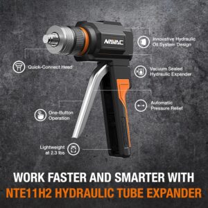 NAVAC NTE11H2 Hydraulic Copper Tubing Expander – 7-Size HVAC Tool