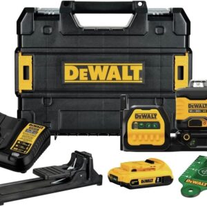 DEWALT 20V/12V MAX Laser Level Kit, 3 x 360, Green (DCLE34030G)