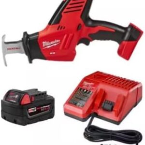 Milwaukee 2625-21 M18 18V Hackzall Cordless One-Handed Reciprocating Saw Kit