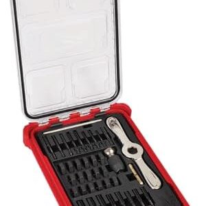 Milwaukee 38 Pc. Metric Tap & Die PACKOUT Set with Hex-LOK 2-in-1 Handle