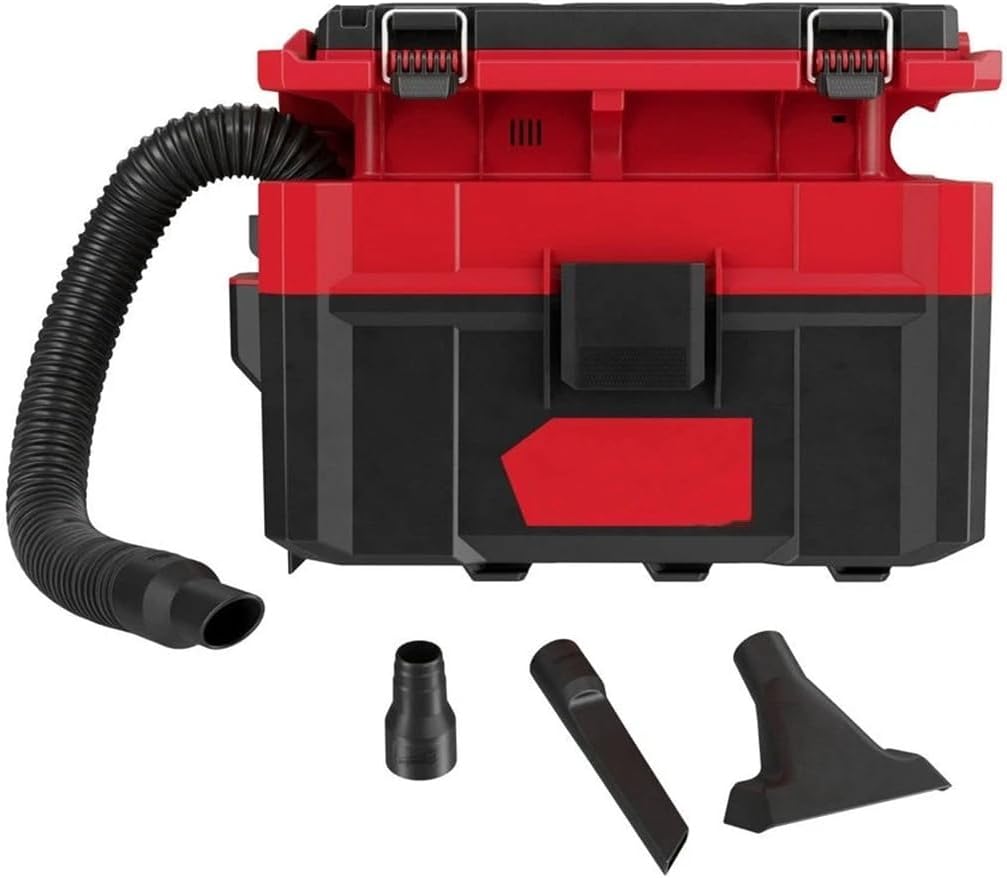 M18 FUEL PACKOUT Wet/Dry Vacuum 2.5 Gal Cordless Powerful Jobsite Cleaner 1 0970-20 M18 Fuel Packout 2.5 Gallon Wet/Dry Vacuum Cleaner Fits Milwaukee