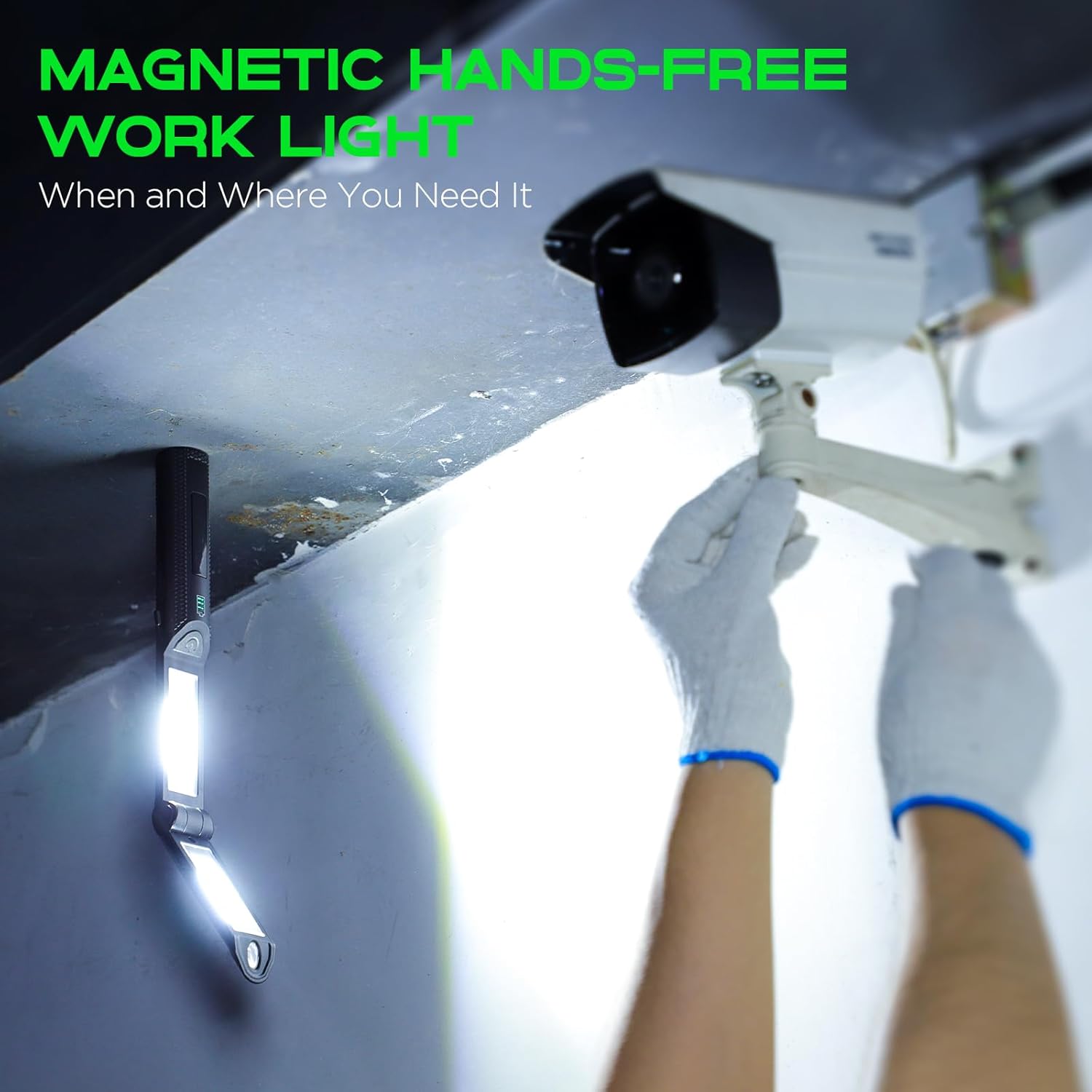 Ropelux LED Work Light: 1500 Lumens Rechargeable Mechanics Inspection Lamp 4 Ropelux LED Work Light: 1500 Lumens Rechargeable Mechanics Inspection Lamp - Image 4